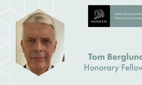 Tom Berglung, AFG Centre Honorary Fellow