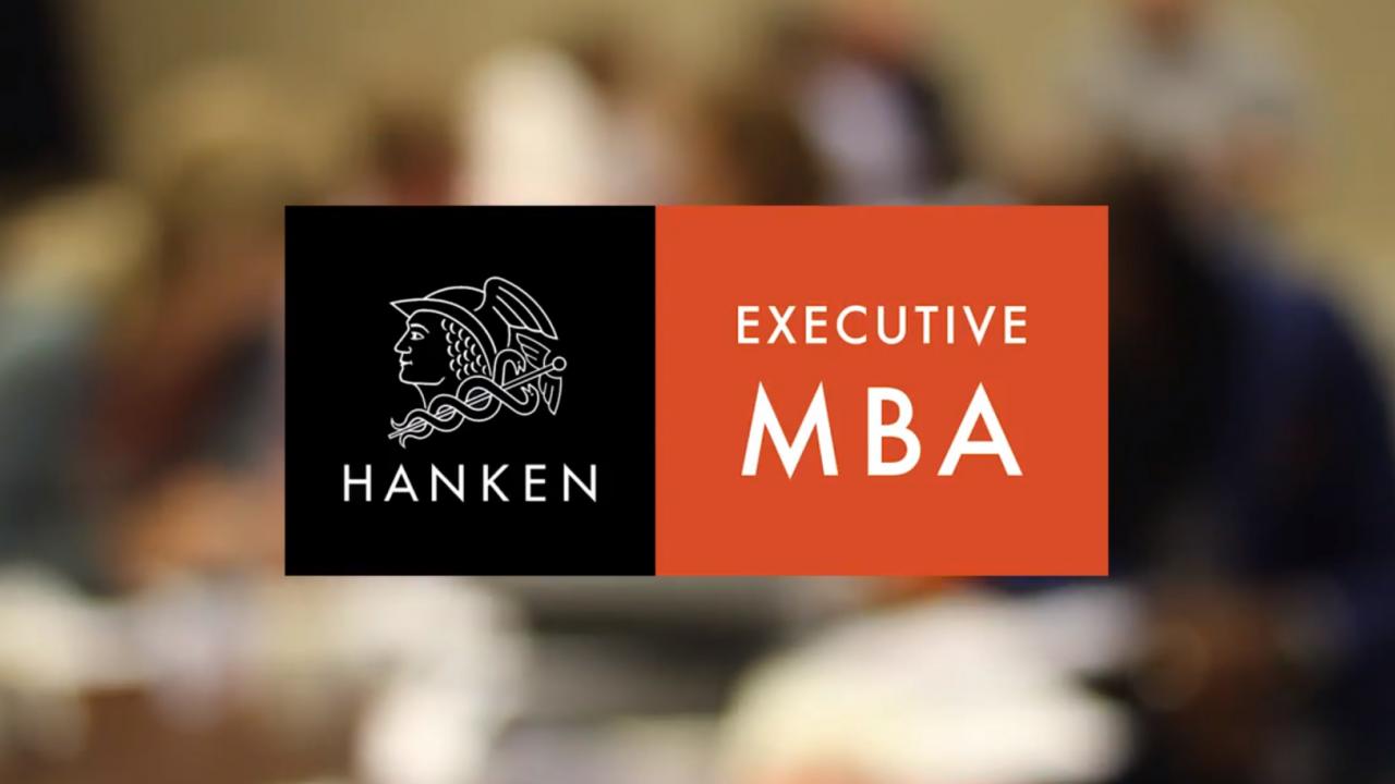 Executive Education Emba Hanken