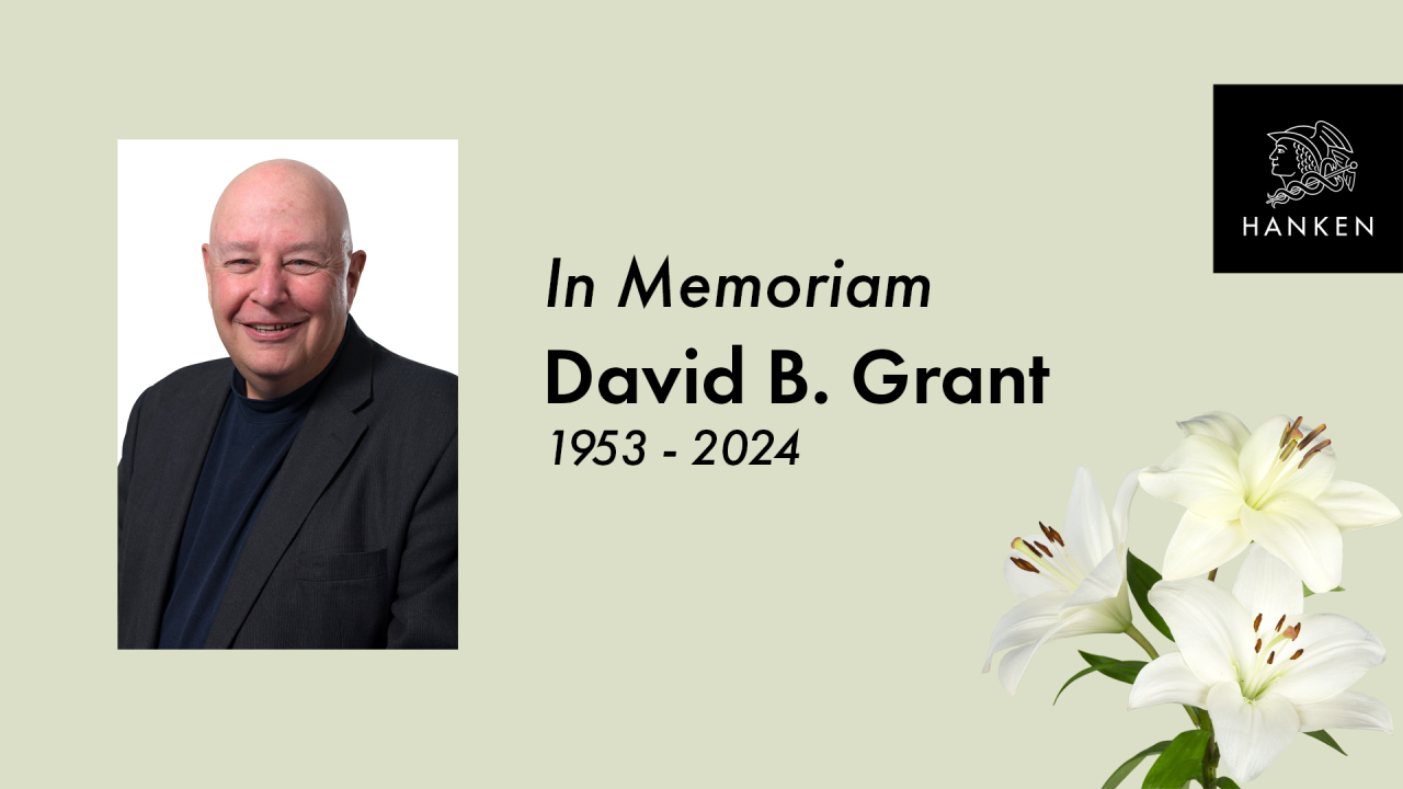 In memoriam David B Grant