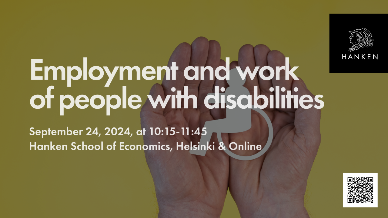 Hands holding a wheelchair icon