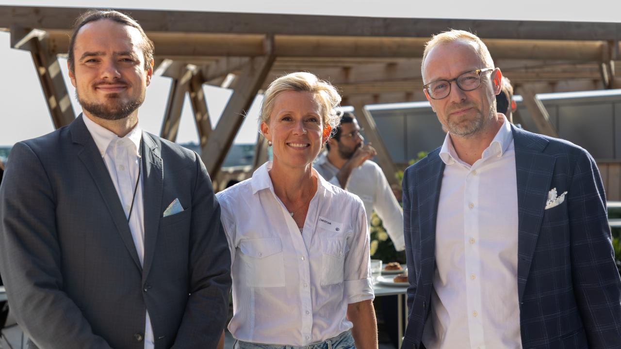 Robert Ciuchita, Christina Dahlblom och Lari Hintsanen