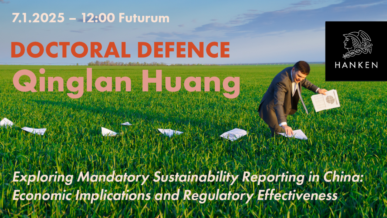 Qinglan Huang disputerar 7.1.2025