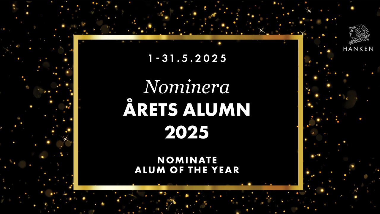 Årets alumn banner