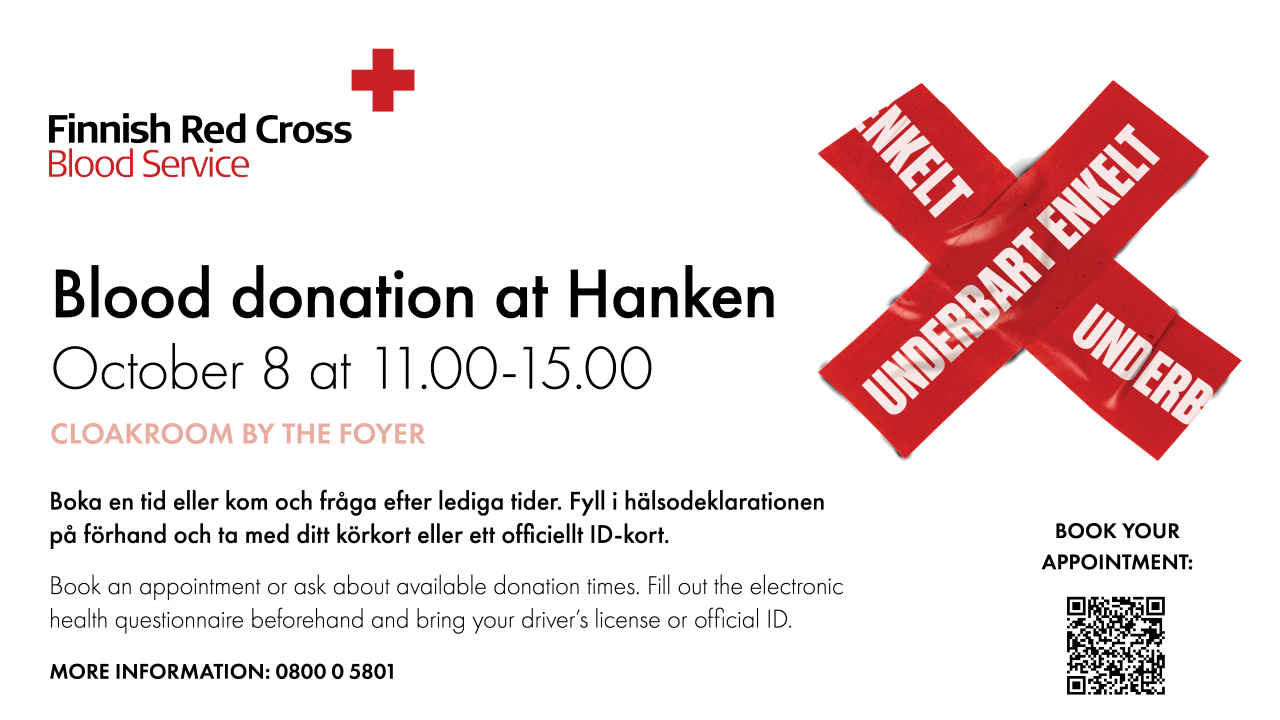 Blood donation ad
