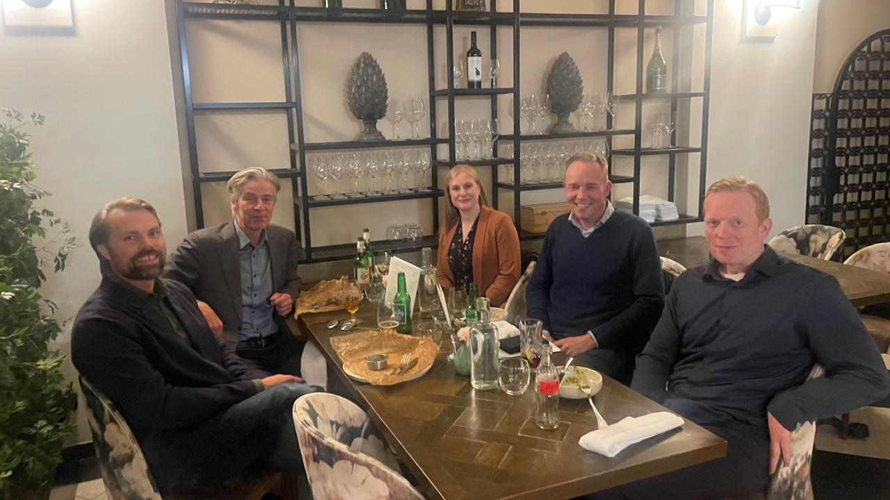 Dinner picture from Gothenburg