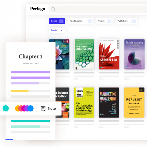 Perlegos plattform med e-böcker