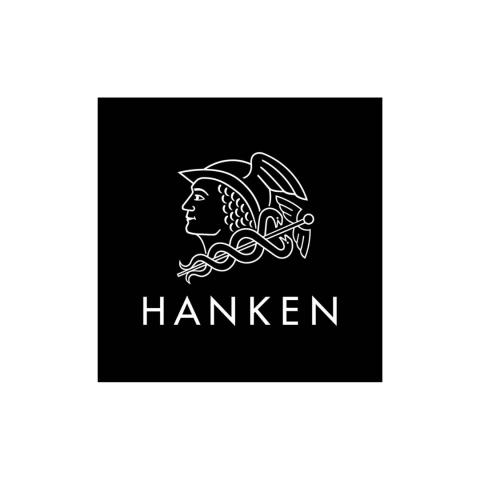 svart Hanken logo