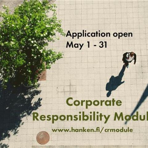 Corporate Responsibility module application open until May 31